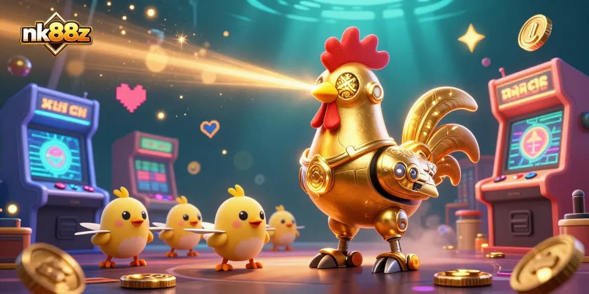 Engage in thrilling games at nk88z with vibrant casino-themed illustrations and character adventures.