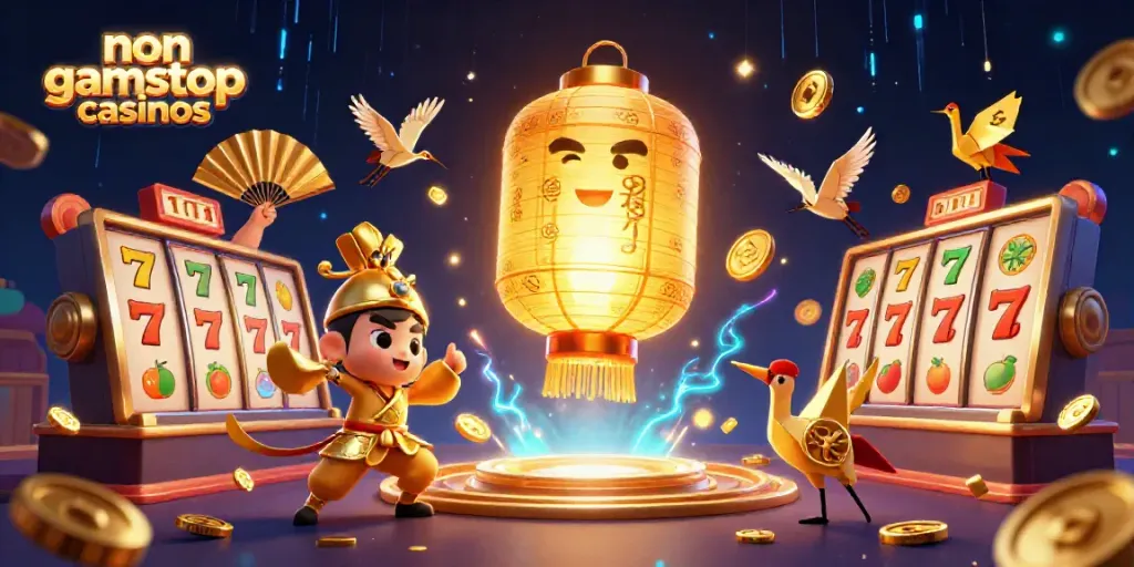 Engage with non gamstop casinos through an imaginative 3D depiction of exciting gaming elements.