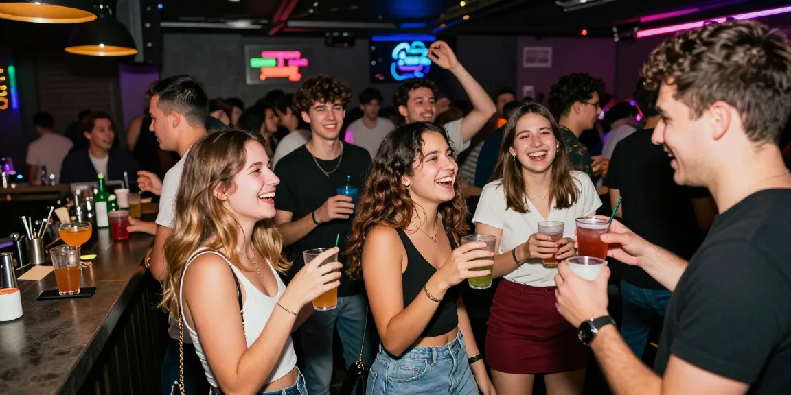 Club21id users enjoying a vibrant nightlife scene with scannable IDs