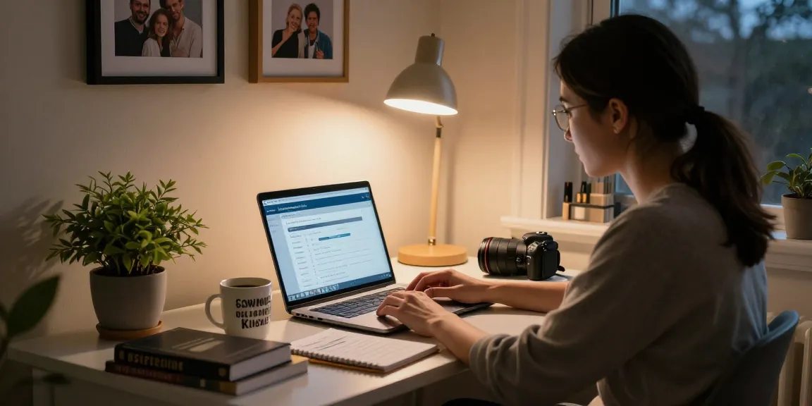 $3000 loan same day application in a cozy home office.